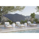 Spezza 22.5 X 18 inch White Outdoor End Table, High